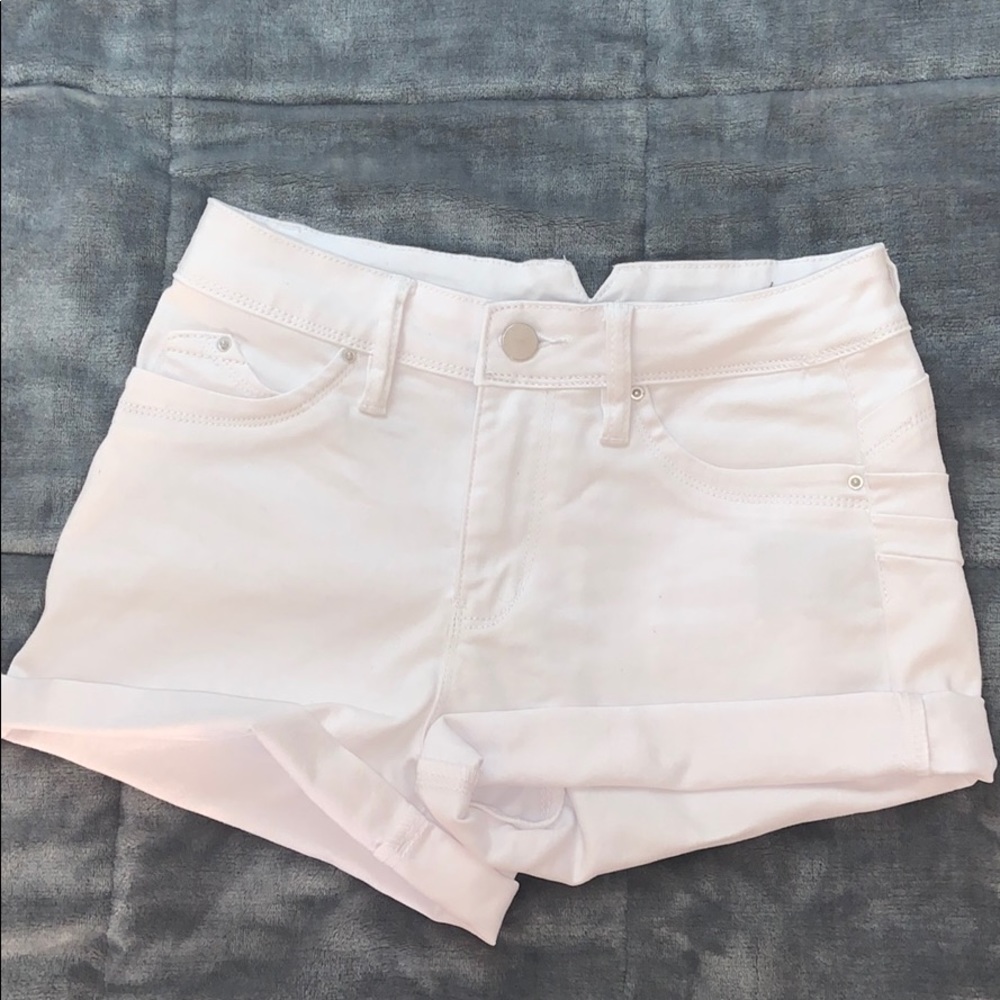 Never worn white shorts